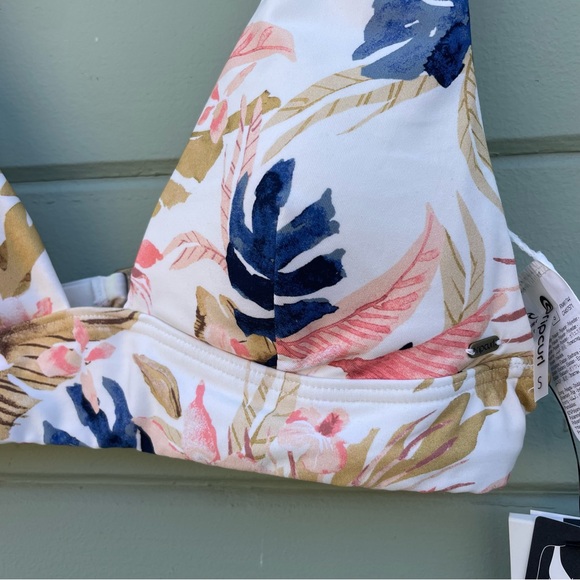 Rip Curl S Sunset Drift Deep V bikini top NWT - Picture 4 of 9